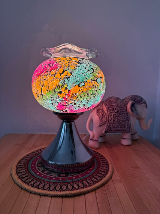 Lámpara Pebetero Plateada